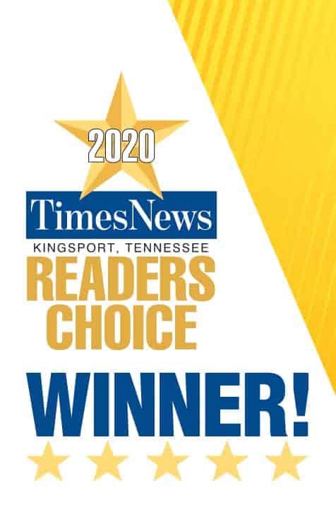 2020 TimesNews Kingsport, TN Reader's Choice Winner
