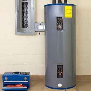 Water heater with repair box
